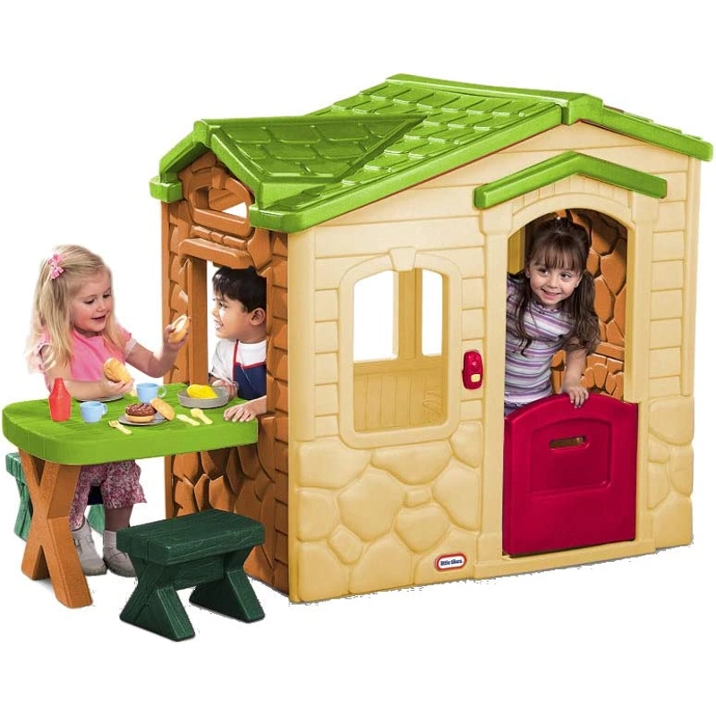 Little Tikes Picnic on the Patio Playhouse – Nature Colors | Kids Outdoor Play House