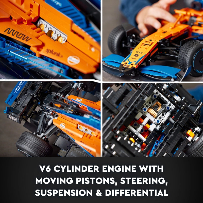 LEGO Technic McLaren Formula 1 Race Car – 1434 Pieces | Set 42141