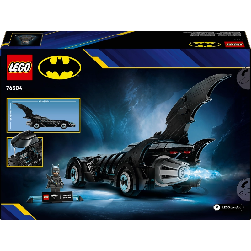 LEGO DC Batman Forever Batmobile – 909 Pieces | Set 76304
