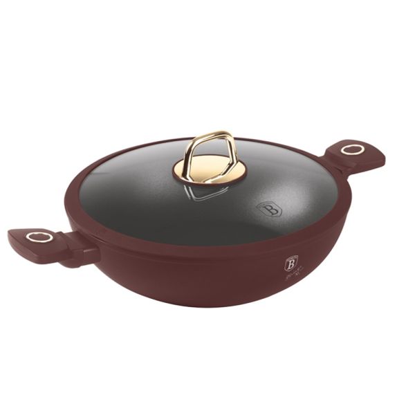 Berlinger Haus Leonardo 30cm Deep Pan with Handles and Lid