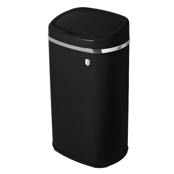 Berlinger Haus 58L Motion Sensor Trash Bin - Matte Black