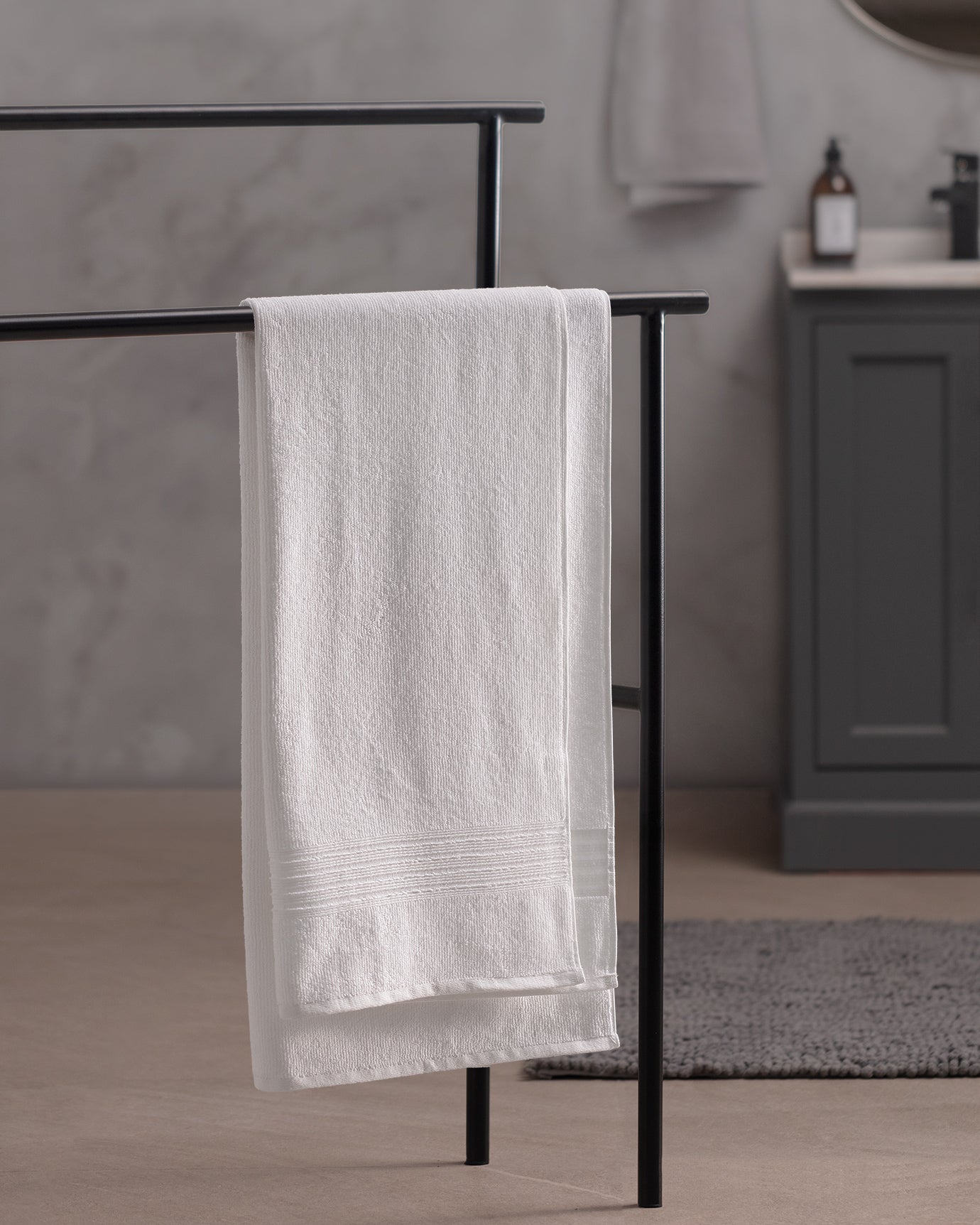 Stripe Armure Bath Towel - Madame Coco JO
