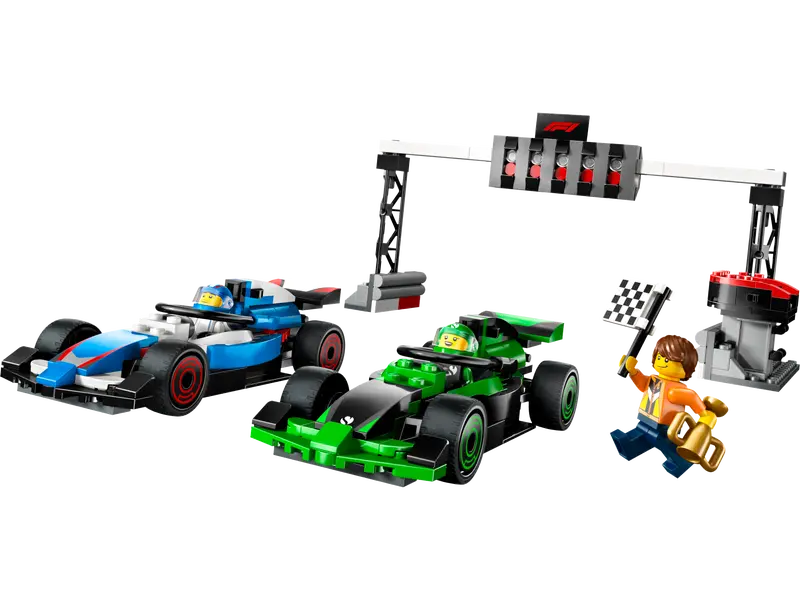 LEGO® F1 Grid with VCARB & Sauber Race Cars 60474