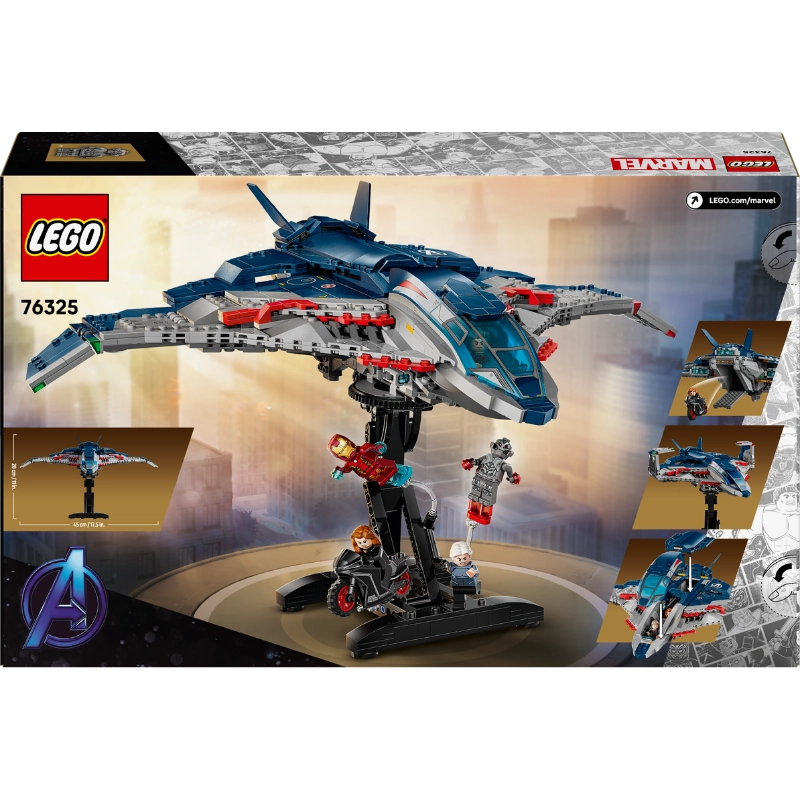 LEGO Marvel Avengers: Age of Ultron Quinjet – 1131 Pieces | Set 76325