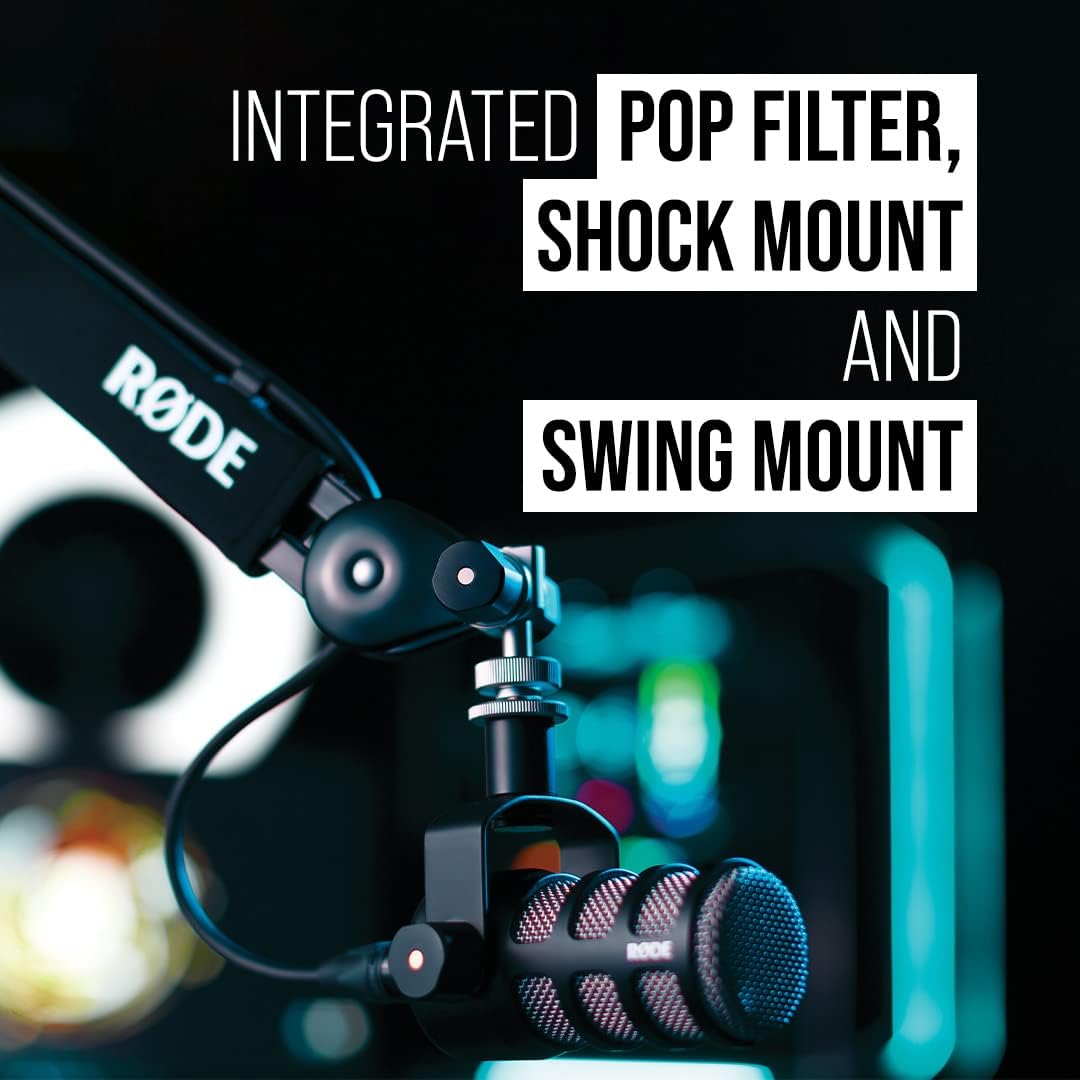 Rode PodMic Dynamic Broadcast Microphone – Black