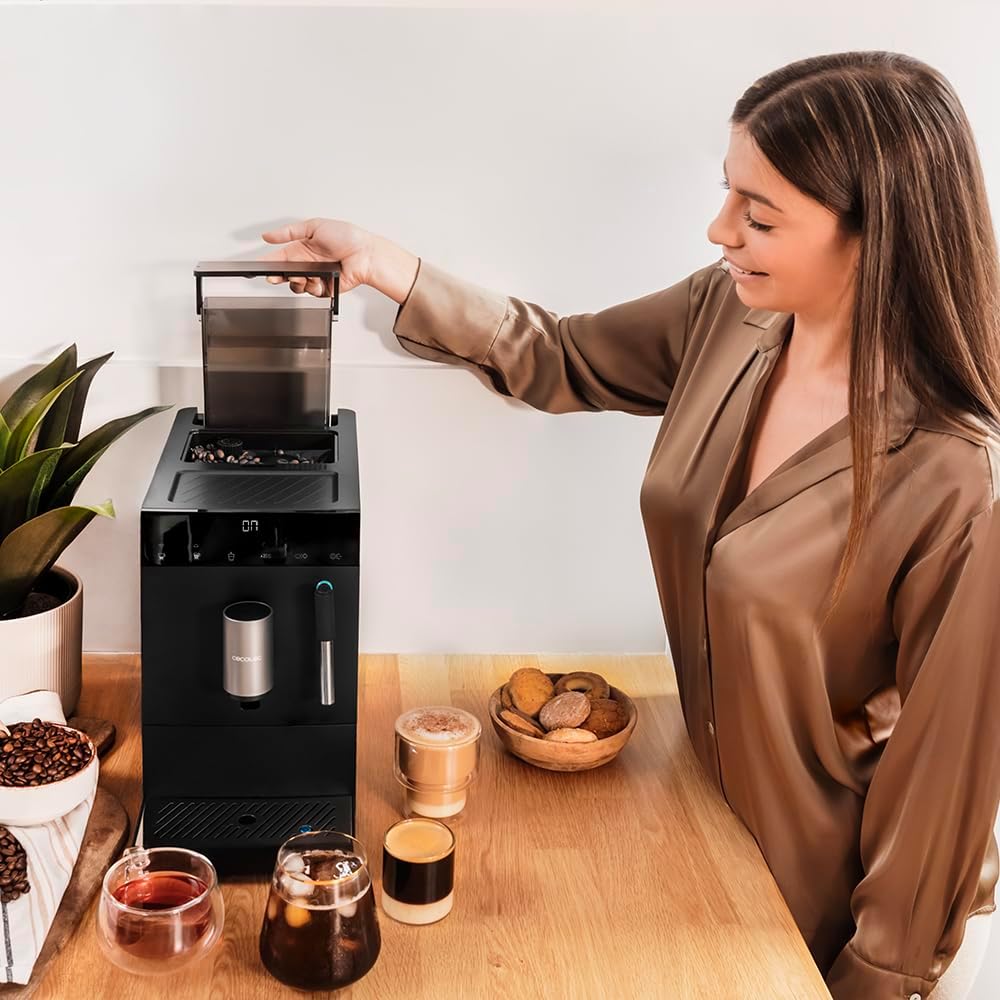 Cecotec Cremmaet Compact Steam Super Automatic Coffee Machine with Grinder 19 Bar