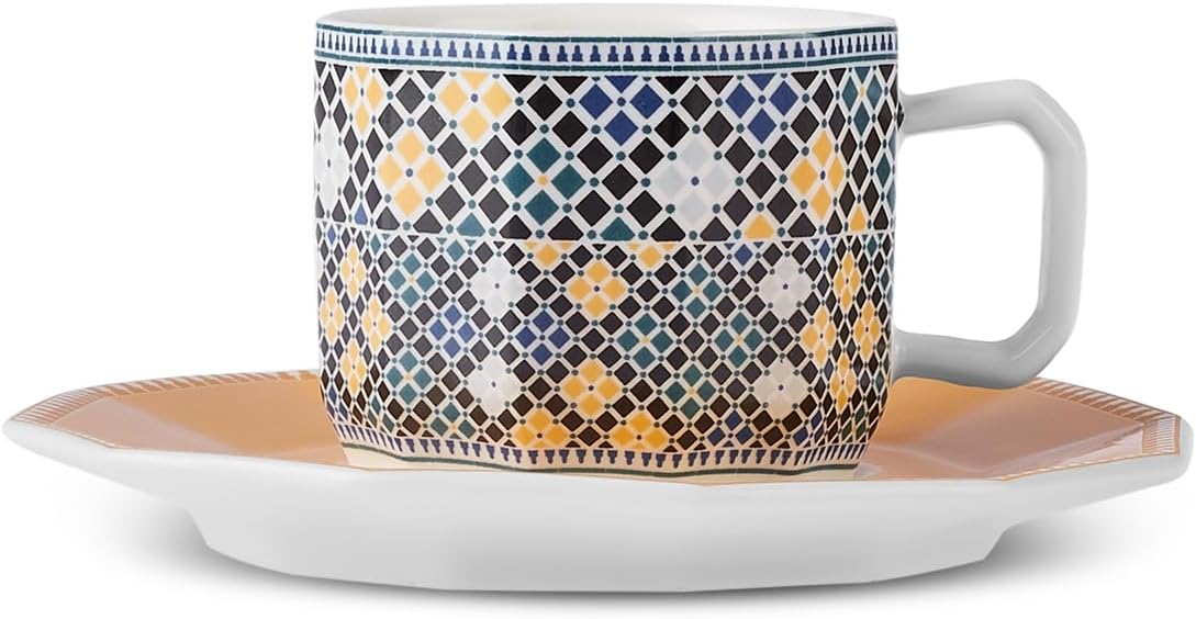 Karaca Madrid Coffee Set 12pcs Bone China, Elegant