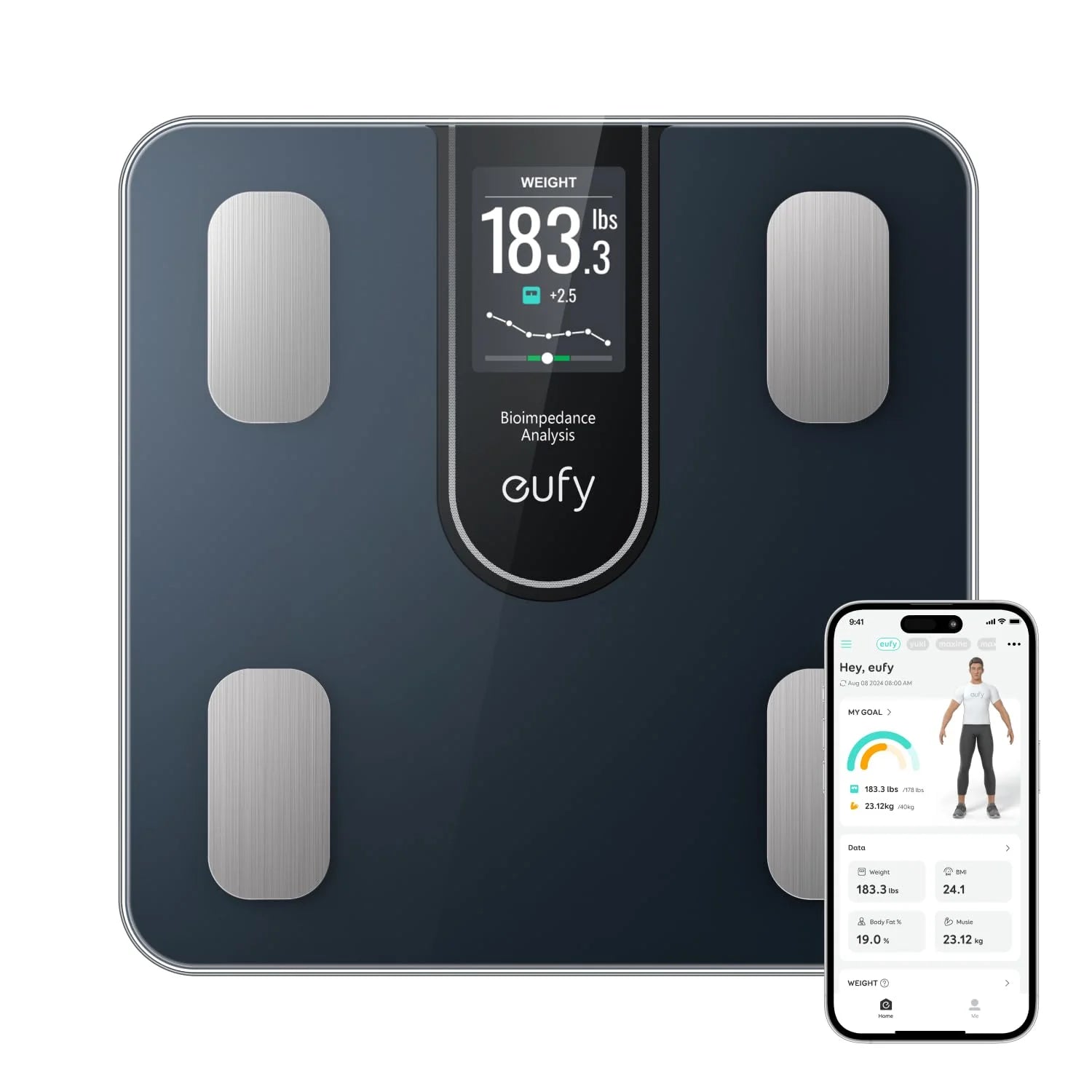 Anker Smart Scale C20 – Real-Time Health Metrics Display