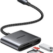 UGREEN 3-in-1 USB-C SD Card Reader with USB Port, 5Gbps Speed