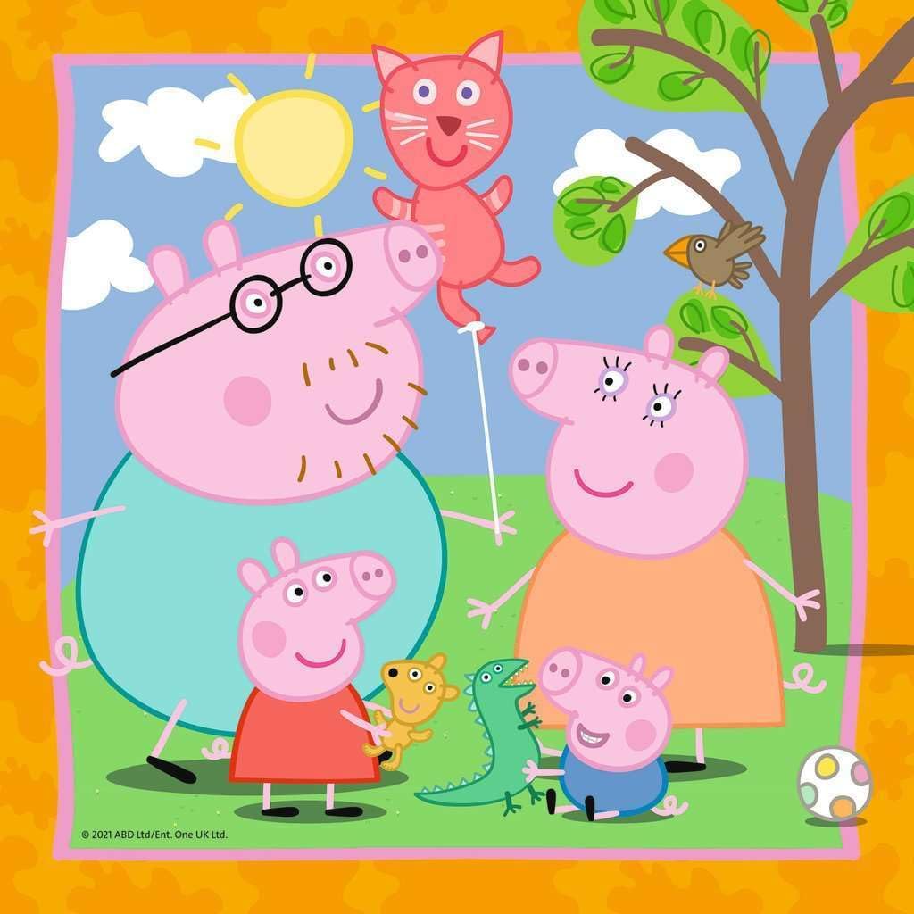 Ravensburger Peppa Pig Puzzle 3x49 Pieces - Ages 5+