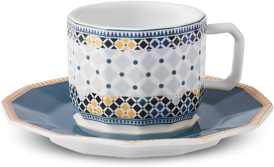 Karaca Madrid Coffee Set 12pcs Bone China, Elegant