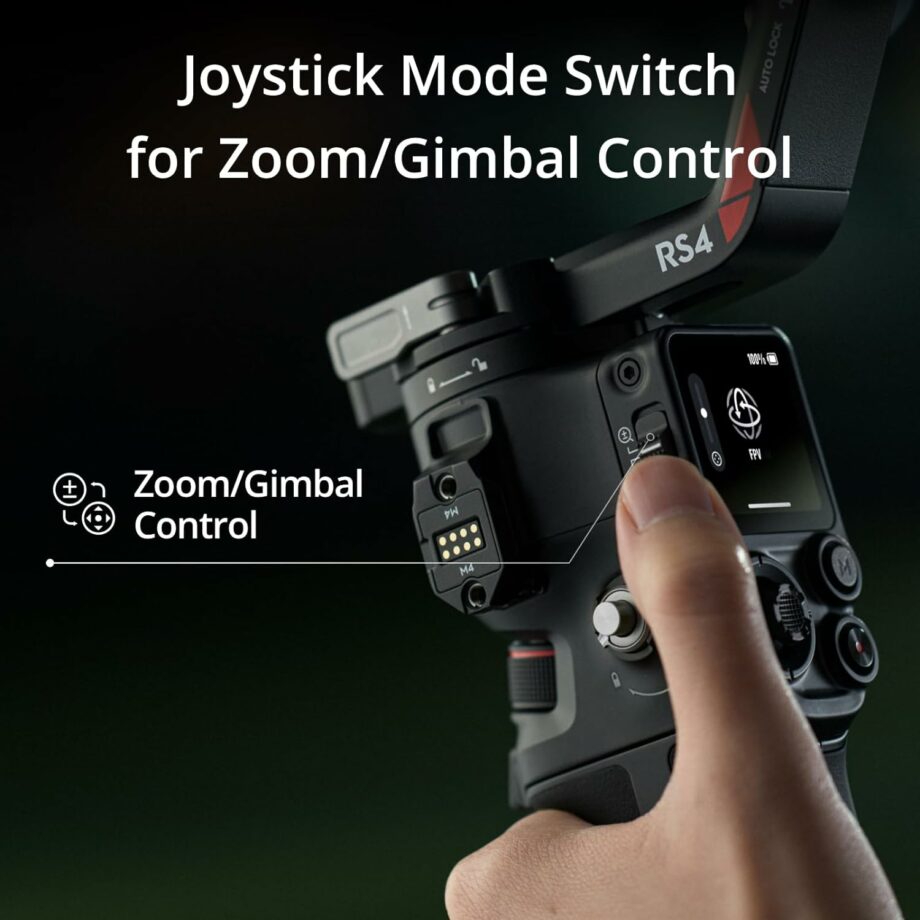 DJI RS 4 3-Axis Gimbal Stabilizer for DSLR and Mirrorless Cameras