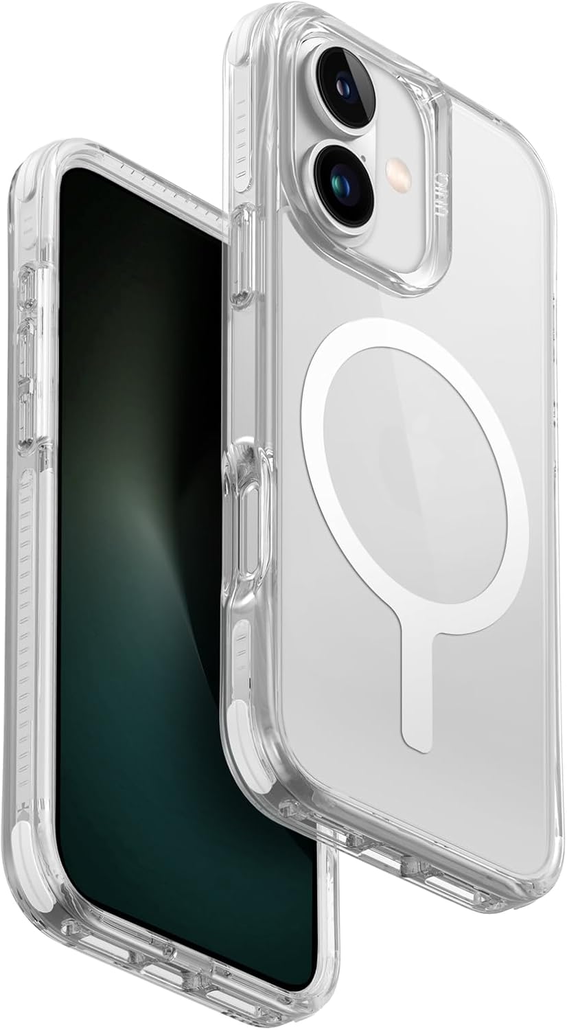 UNIQ Hybrid iPhone 16 Pro MagClick Charging Combat Active (Luminous) - Lume-White