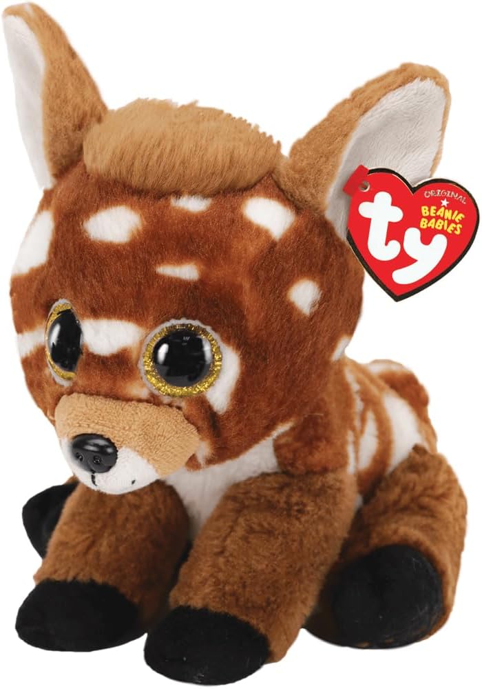 T&Y Ty Beanie Babies Buckley - Soft & Cute 6" Deer Plush
