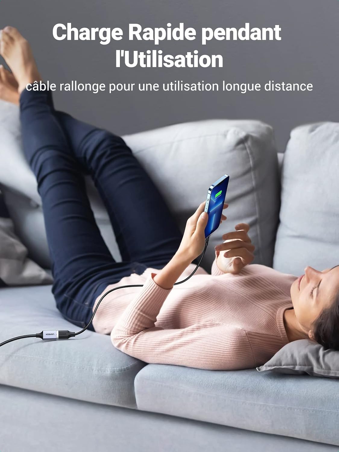 UGREEN USB 3.0 Extension Cable – High-Speed Male to Female for VR & Gaming