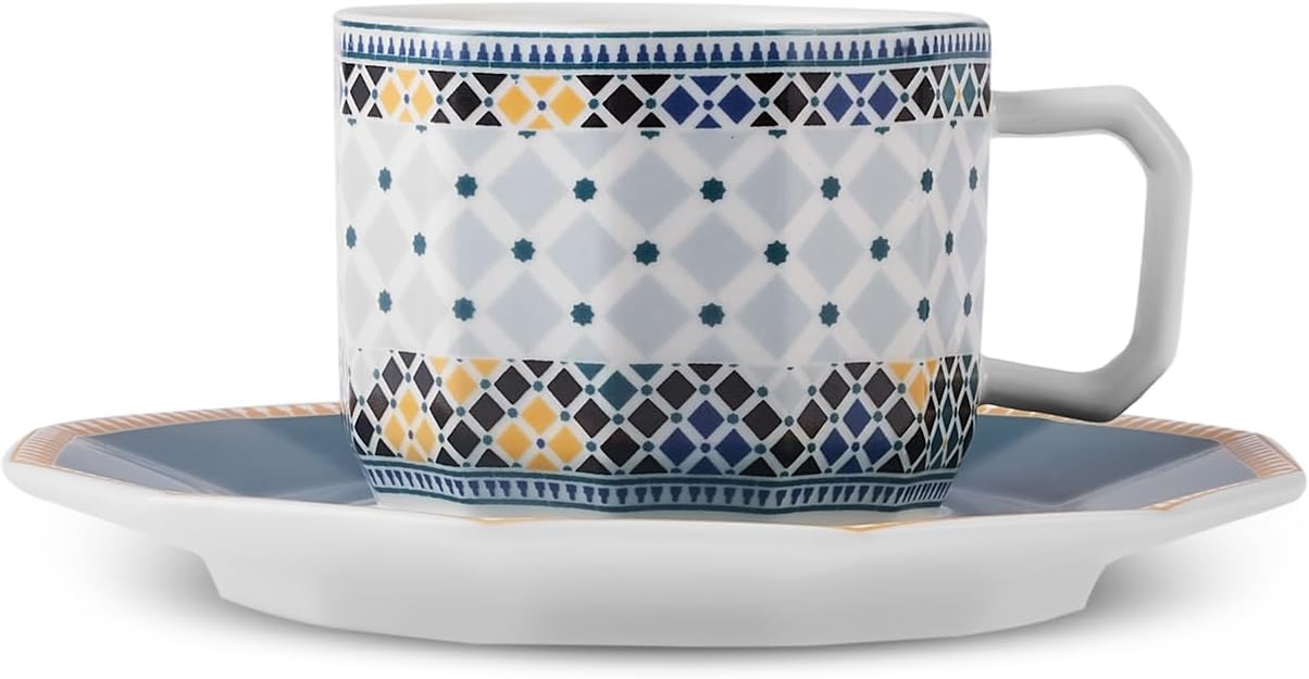 Karaca Madrid Coffee Set 12pcs Bone China, Elegant