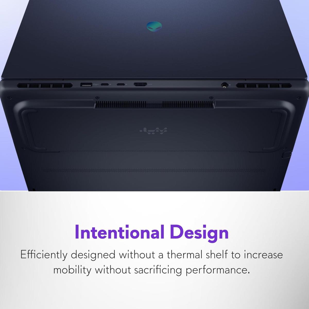 Dell Alienware 16 Aurora 16" IPS WQXGA (QHD+) (2560 x 1600) @120Hz 100% sRGB, Intel Core 7 Processor 240H, Nvidia RTX 5060 8GB GDDR7, 32GB DDR5 RAM, 1TB M.2 PCIe NVMe - (Interstellar Indigo) Gaming Laptop (3 Years Warranty)