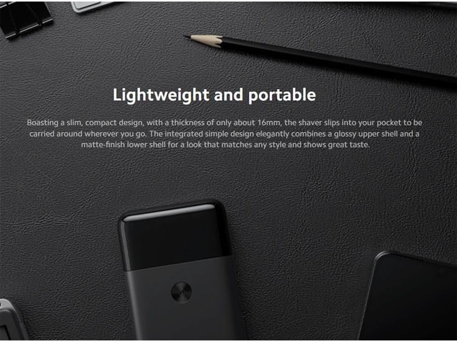 Xiaomi Portable Dual Blade Electric Shaver – Black BHR4194TW