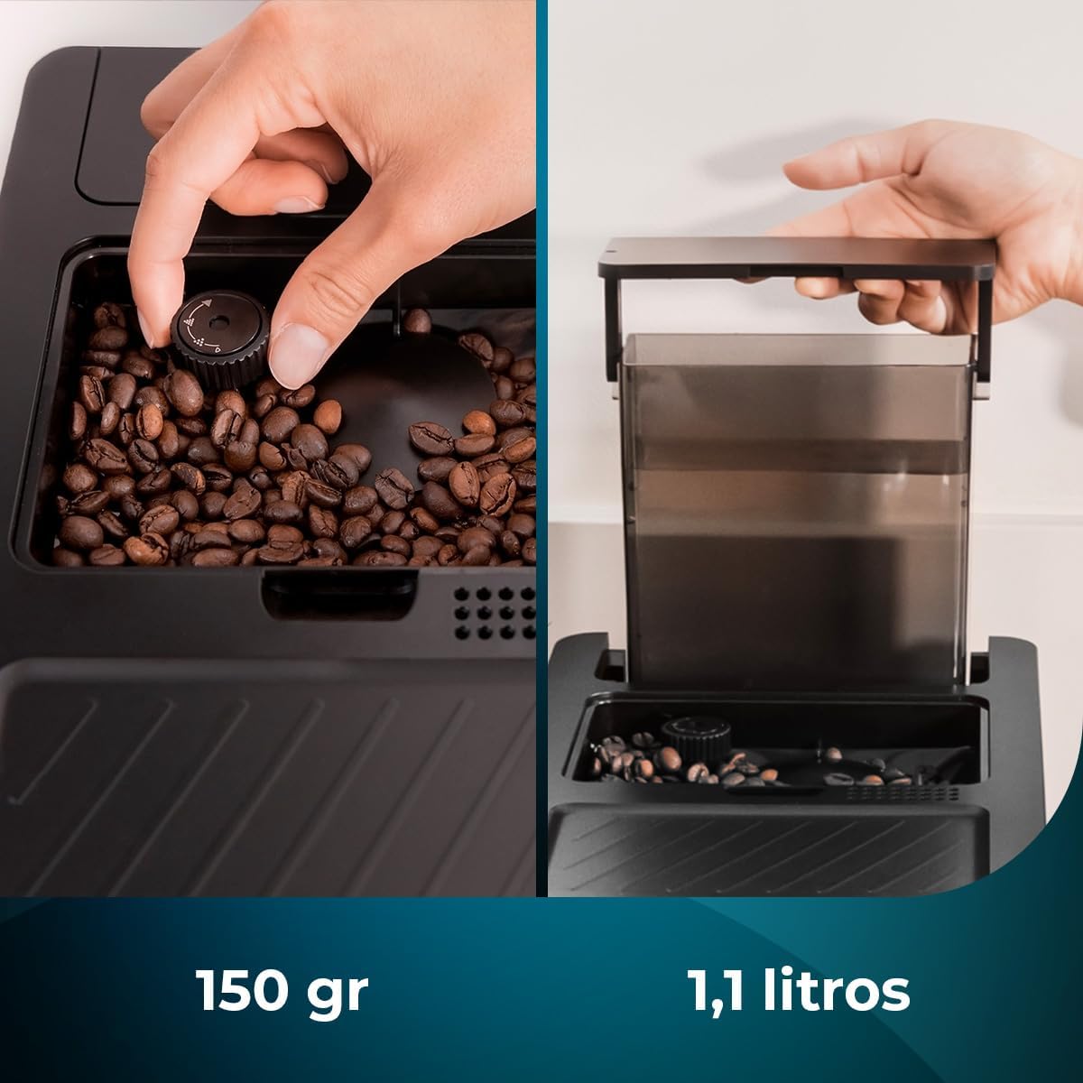 Cecotec Cremmaet Compact Steam Super Automatic Coffee Machine with Grinder 19 Bar