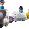 Playmobil 1.2.3 Tierzug - Fun & Educational Toy for Toddlers