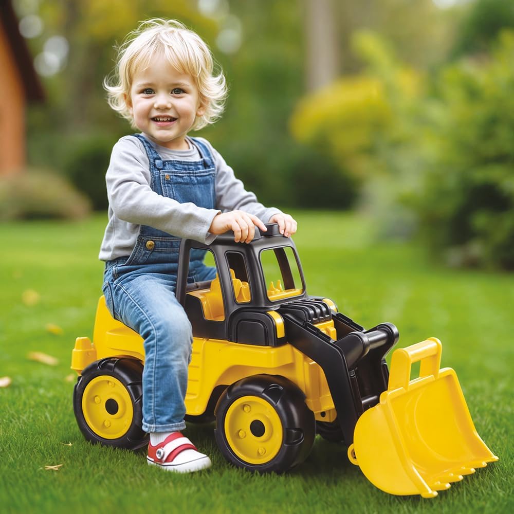 Dolu Mega Loader Toy Excavator 69cm – Yellow & Black