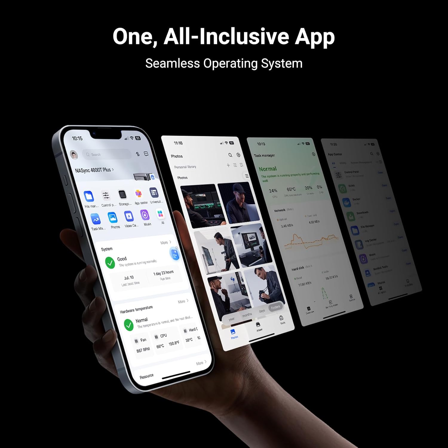 UGREEN NASync DXP480T Plus SSD NAS, i5, 10GbE & Wi-Fi 6