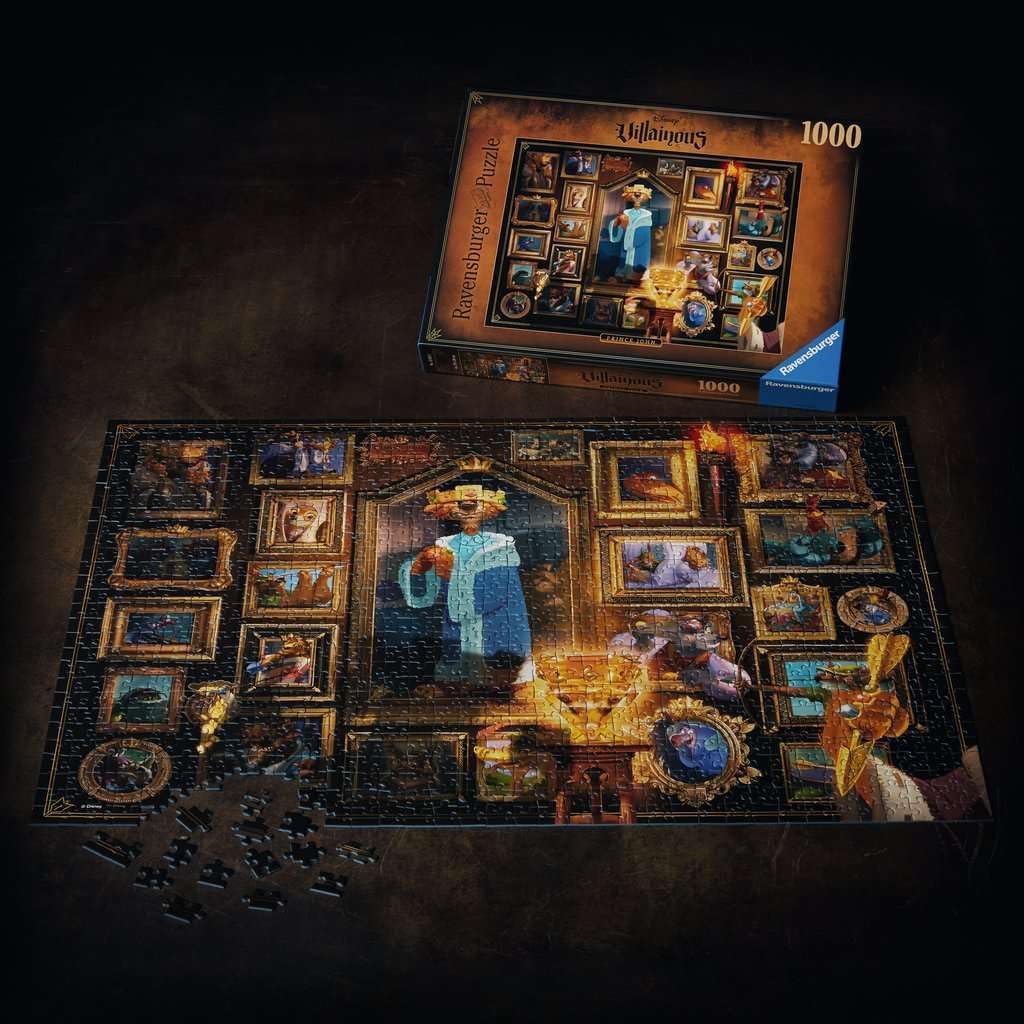 Ravensburger 1000 Piece Disney Villainous Puzzle - Prince Jean | Premium Jigsaw