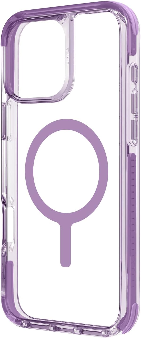 UNIQ Hybrid iPhone 16 (2024) 6.1 MagClick Charging Combat - Grape Pink