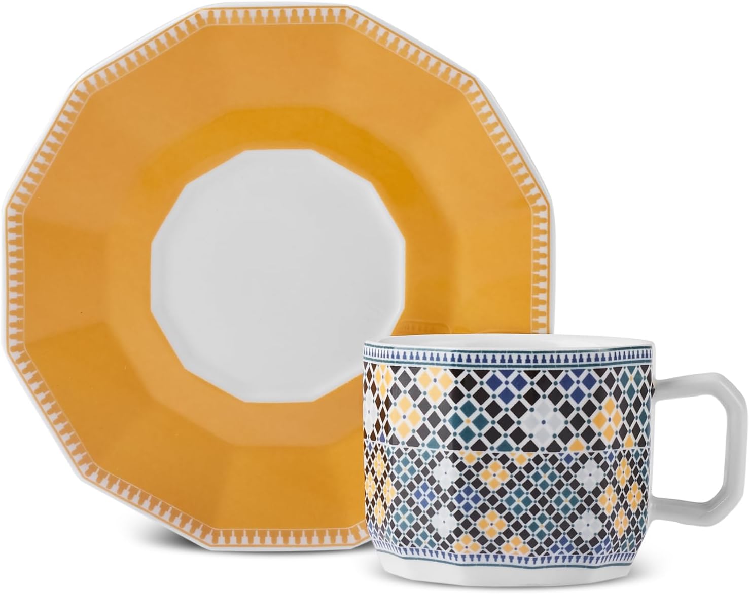 Karaca Madrid Coffee Set 12pcs Bone China, Elegant