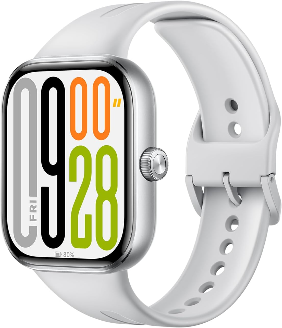 Redmi Watch 5 Silver Gray | 2.07" AMOLED | Wear OS | Bluetooth Calling | GPS | Heart Rate & Sleep Tracking