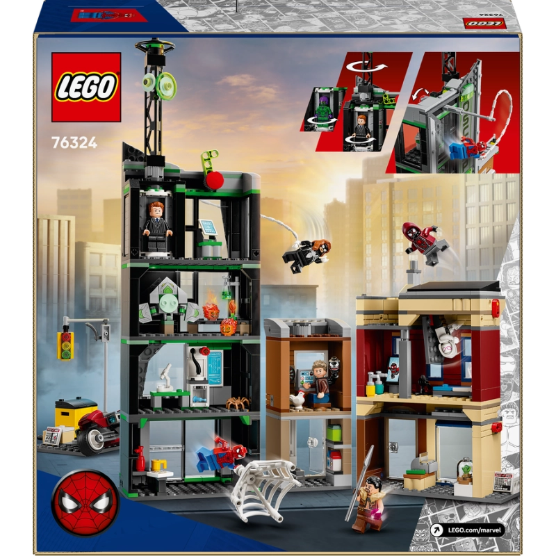 LEGO Marvel Spider-Man vs. OsCorp – 808 Pieces | Set 76324