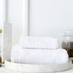 Dreams Georgette 2-Piece Bath Towels Set - White