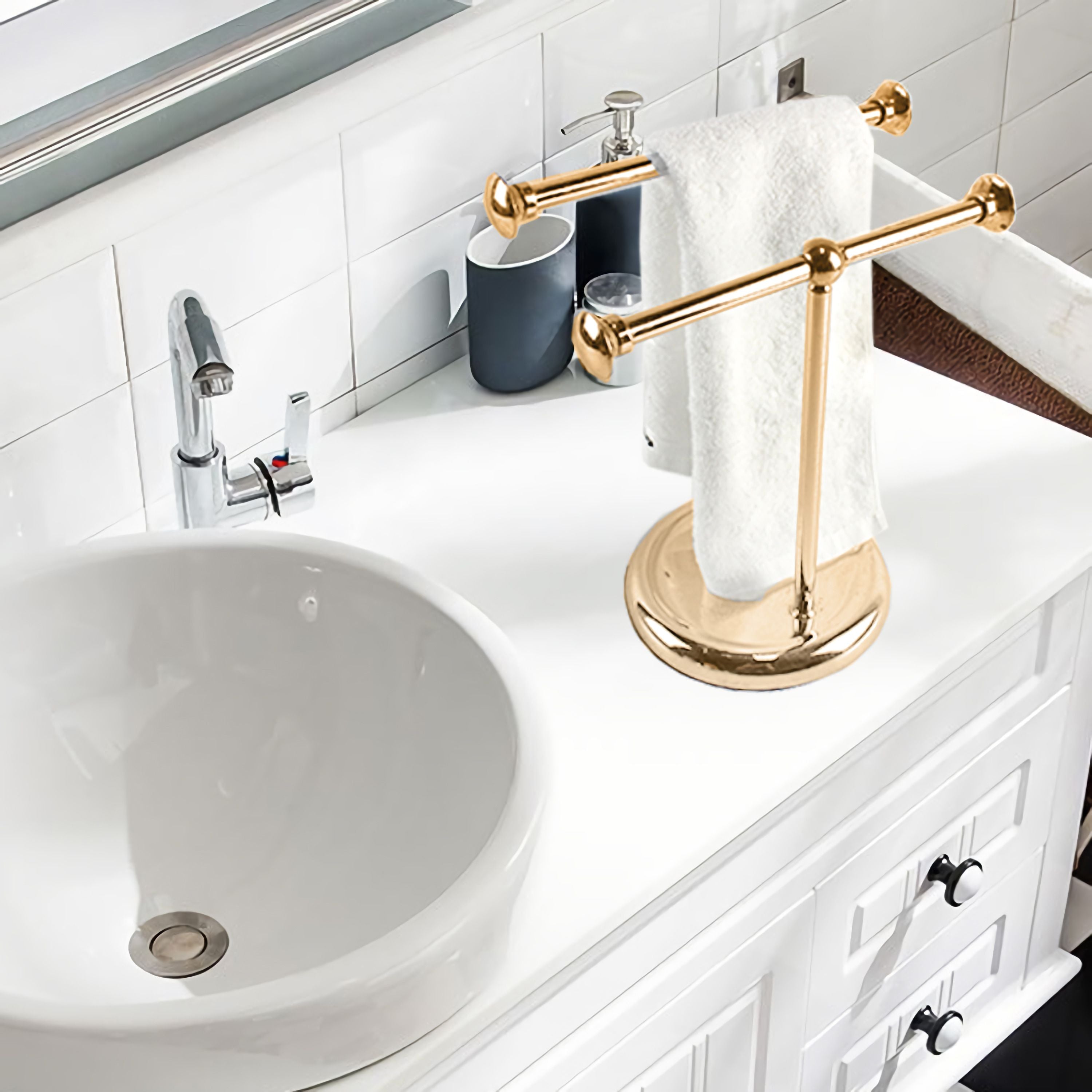 ARMN Delta Double Towel Stand