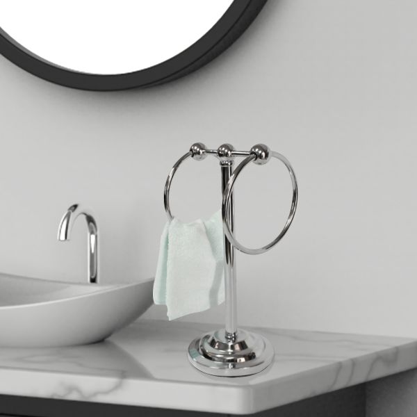 ARMN Delta Double Ring Towel Stand