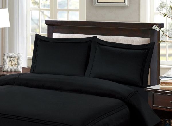 ARMN Naturesoft Pillowcases Set 70×70cm 2pcs – Black