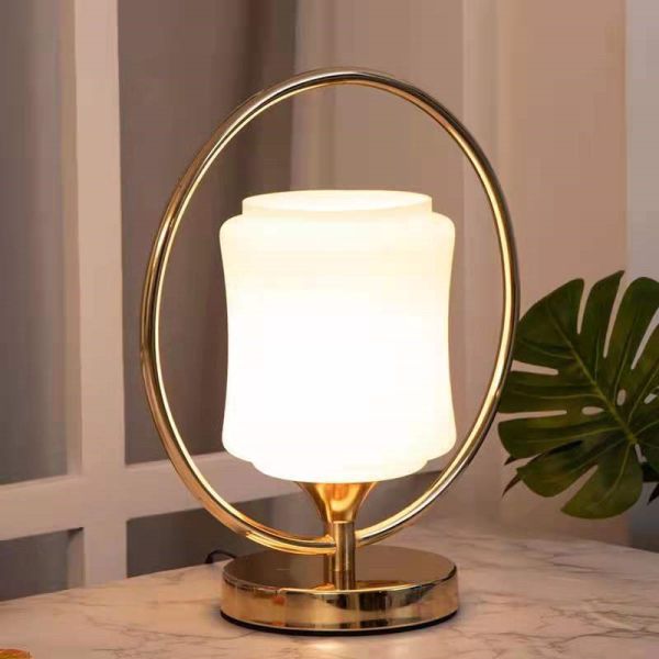 ARMN Regency White Table Lamp – Modern Elegant Décor Light