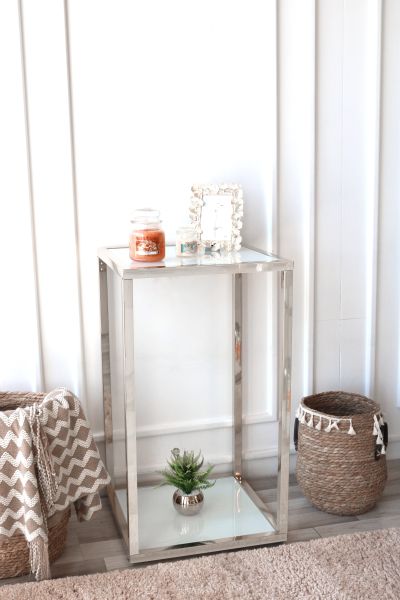 ARMN Milton Parfin Stand 35×35cm - Silver