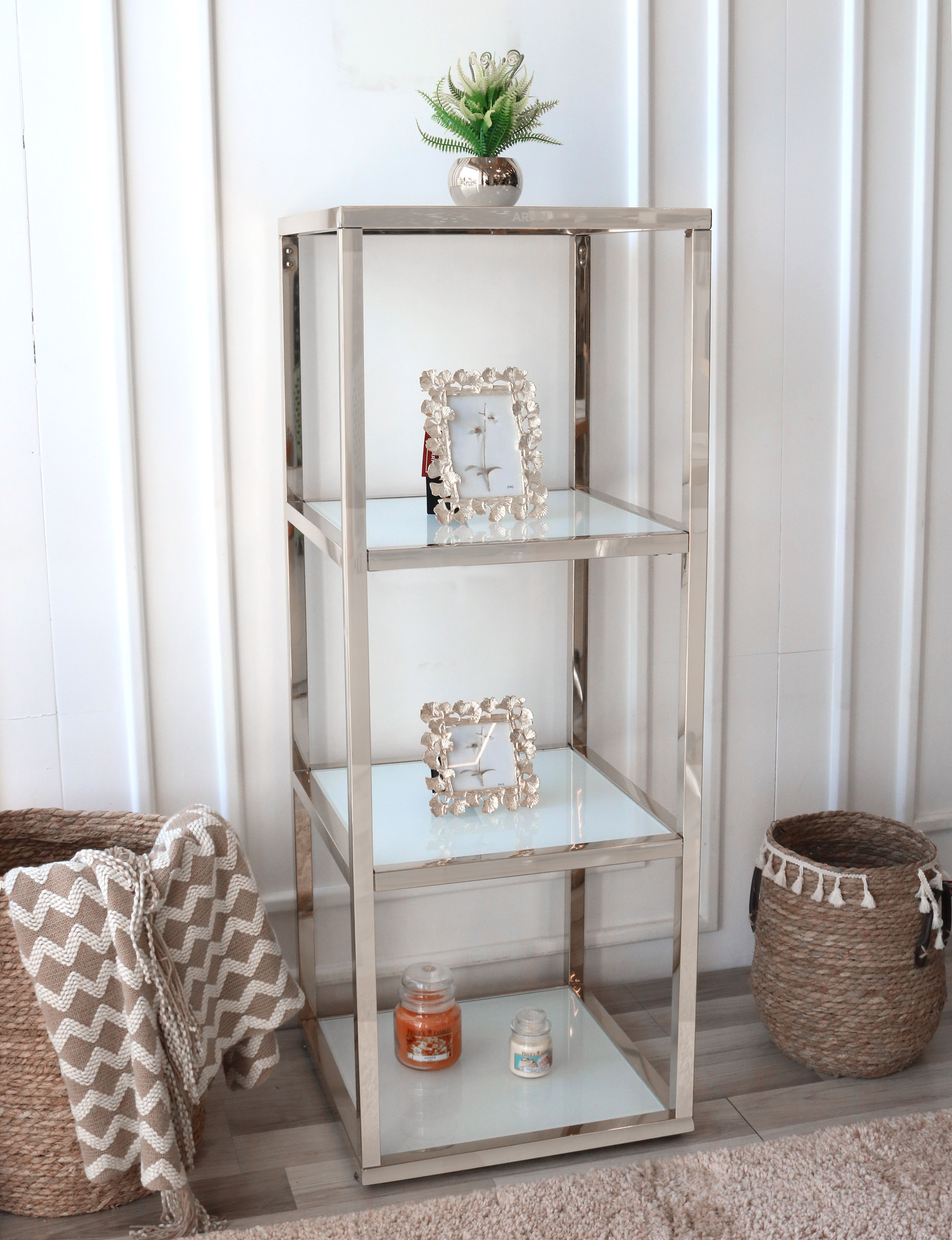 ARMN Milton 4-Tier Stand 35×35cm - Silver