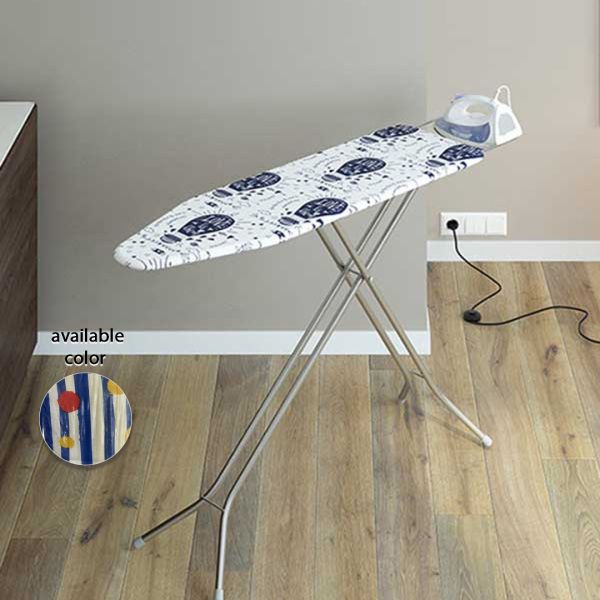 Colombo Easy Ironing Table - Blue Stripes | Durable & Practical