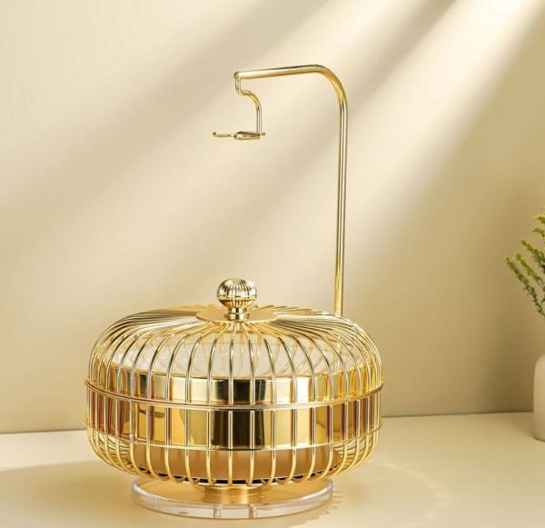 Alfursan 30cm Date Server – Luxury Gold Finish