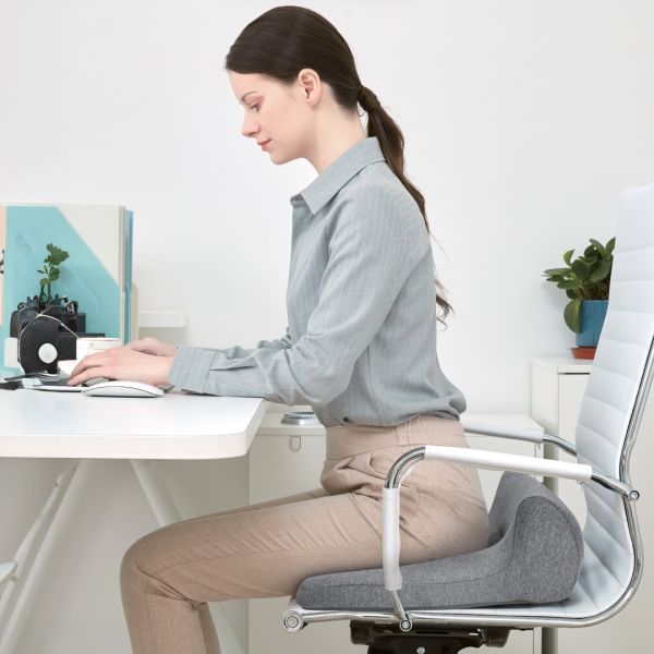 ARMN Pedic Memory Foam Seat Cushion for Lower Back Support