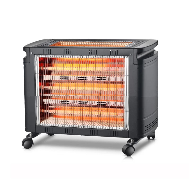 Conti Quartz Electric Heater 2000W | UQH20005 – Adjustable Thermostat, 4 Power Levels & 360° Safety Switch