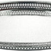 Zolten Oval Tray Silver 60.2×44.1 cm – Elegant Serving