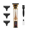 Geepas GTR56039 Professional Digital Hair Clipper – T-Blade R-Type, 180-Min Runtime, LCD Display, Type-C | Silver & Golden
