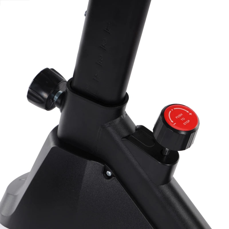Geepas GFT90005 Spin Bike | Bluetooth Indoor Cycling Bike | Digital Display | 6kg Flywheel | Adjustable Resistance | Black