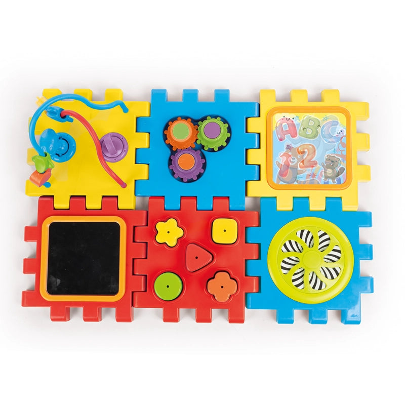 DOLU 2-in-1 Educational Cube & Puzzle Activity Toy for Toddlers 12M+