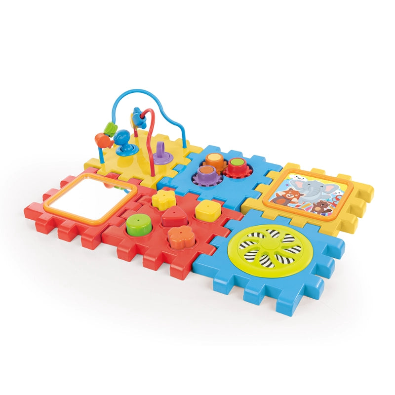 DOLU 2-in-1 Educational Cube & Puzzle Activity Toy for Toddlers 12M+