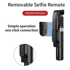 Jmary KT-219 2-in-1 Selfie Stick Tripod with Bluetooth Remote