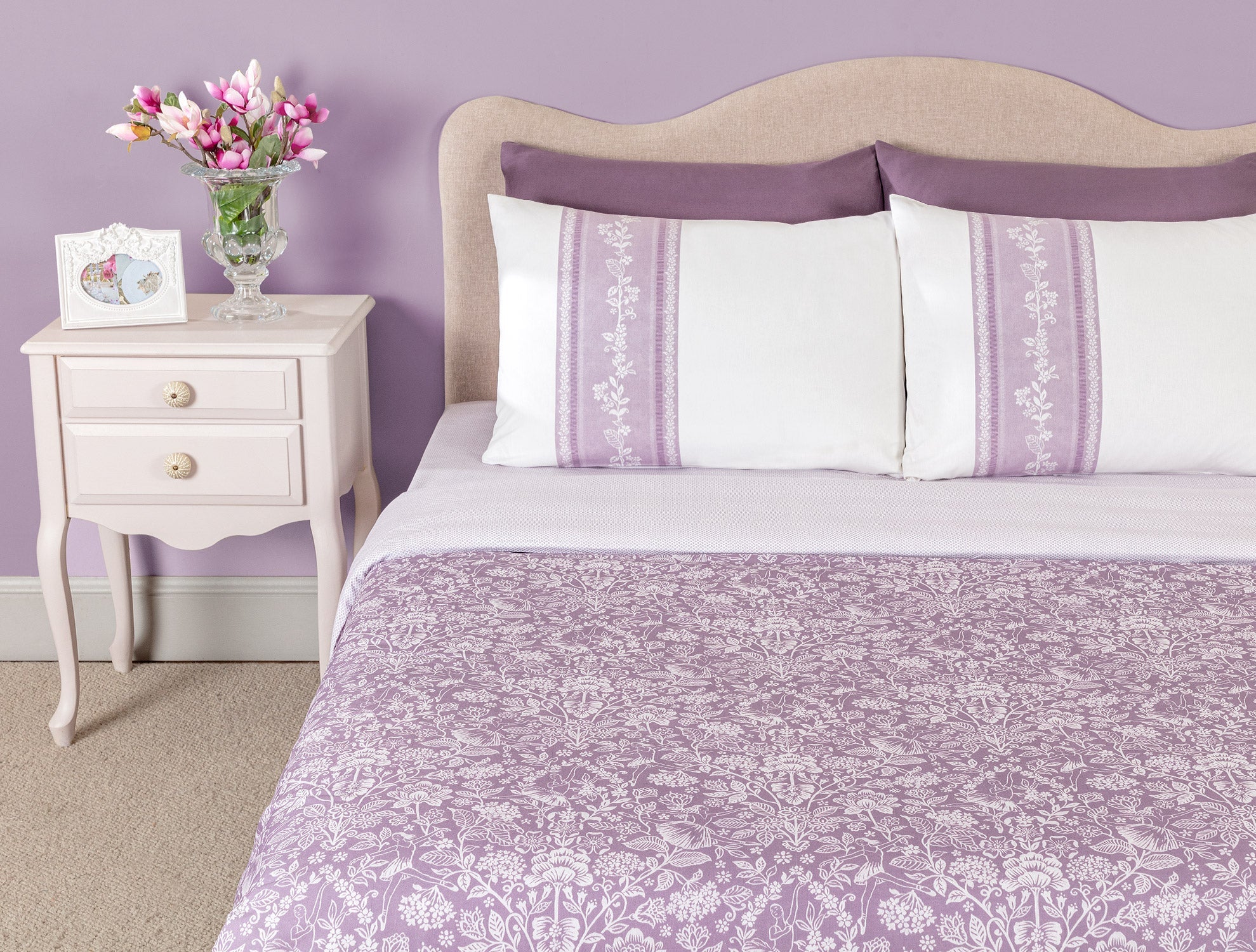 Florent Single Size Duvet Cover Set - Ranforce Patterned - Madame Coco JO