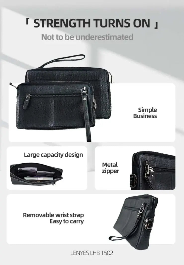 Lenyes LHB1503 Leather Handbag – Stylish & Practical